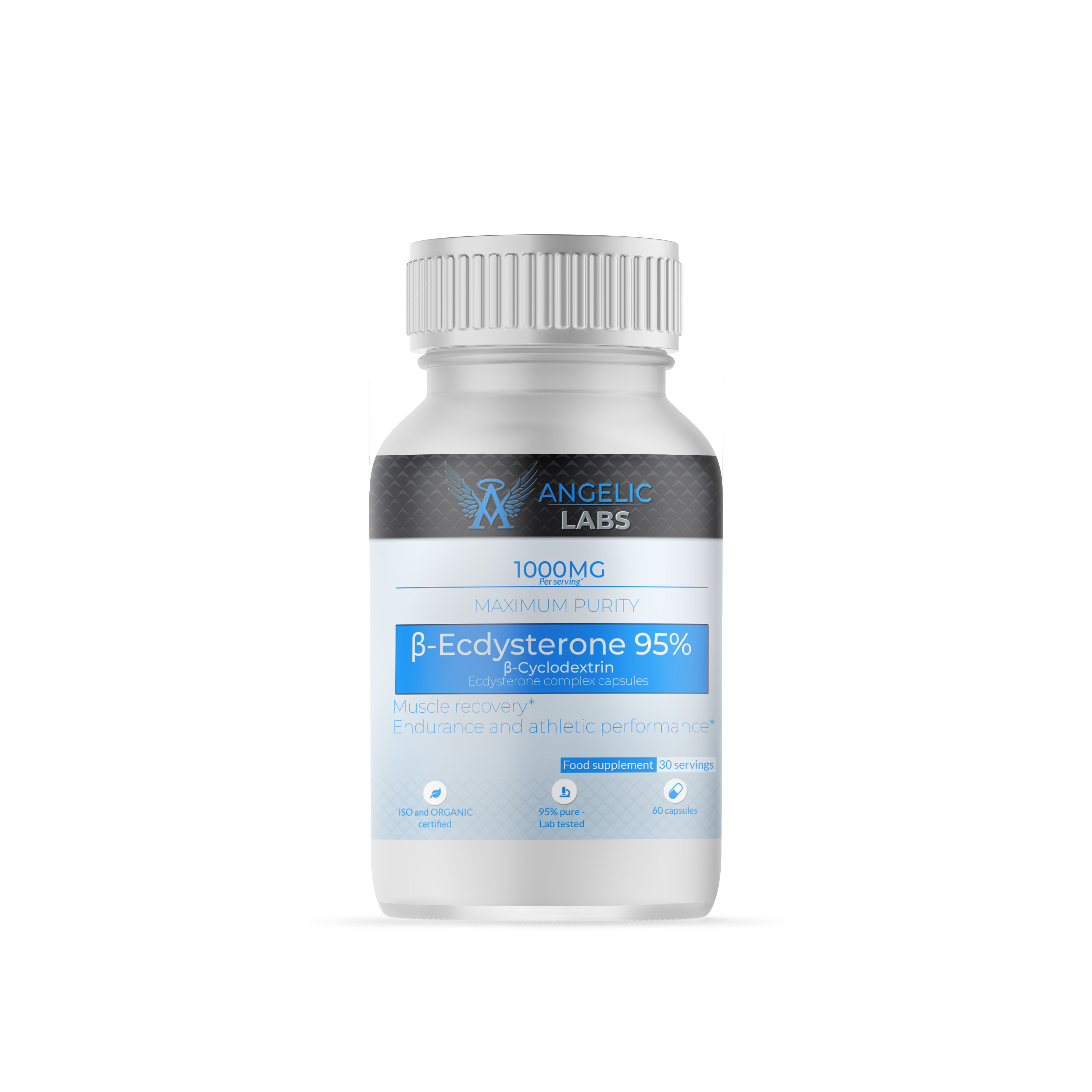 Angelic Labs Ecdysterone 1000mg bottle