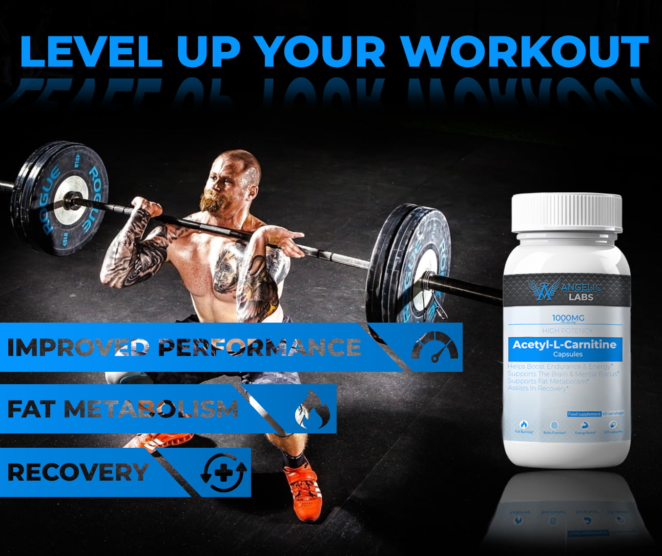 L-Carnitine 1000mg – Energy Support | 120 Vegan Capsules - Image 2