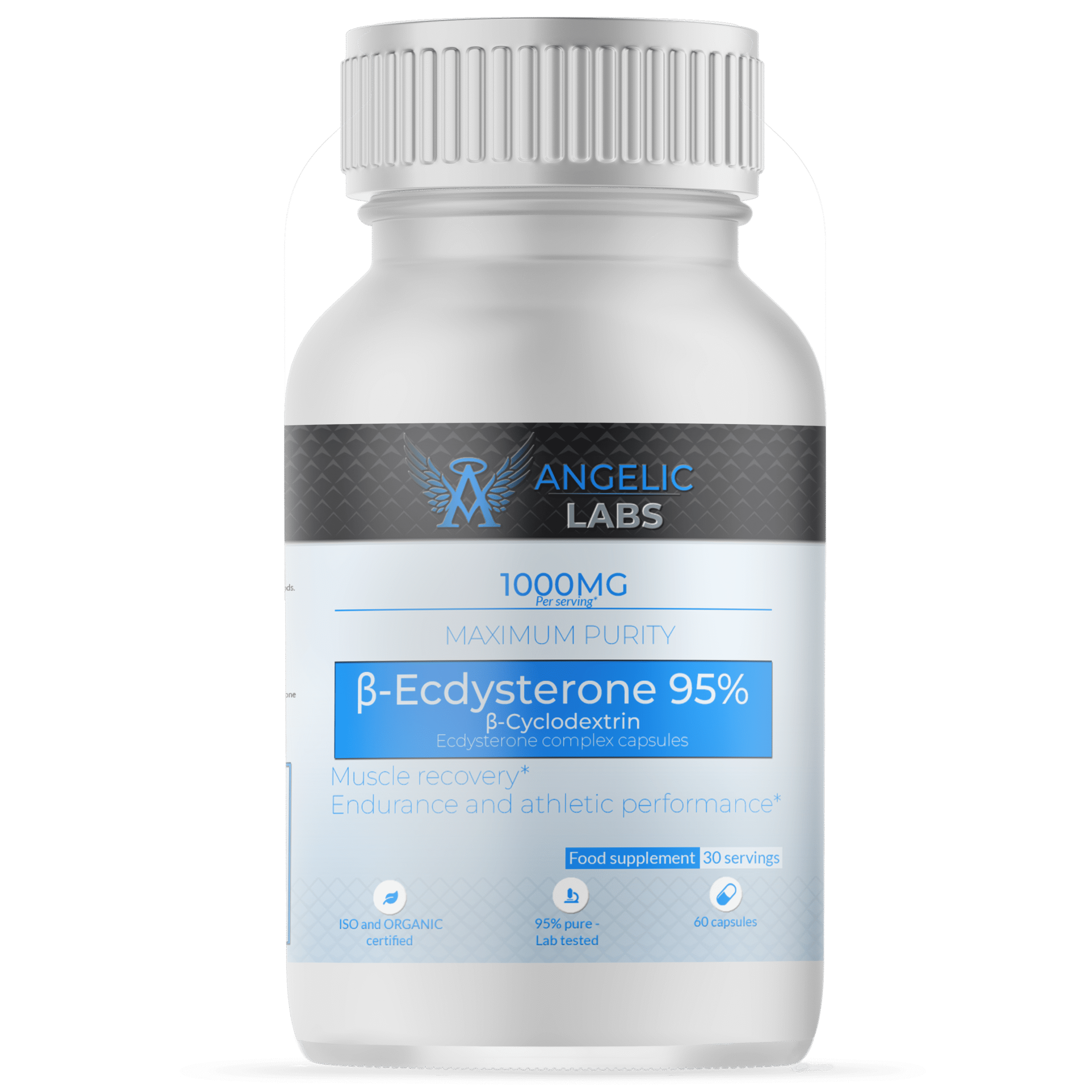 Ecdysterone 1000mg – Plant-Based Supplement from Cyanotis Vaga | 60 Capsules