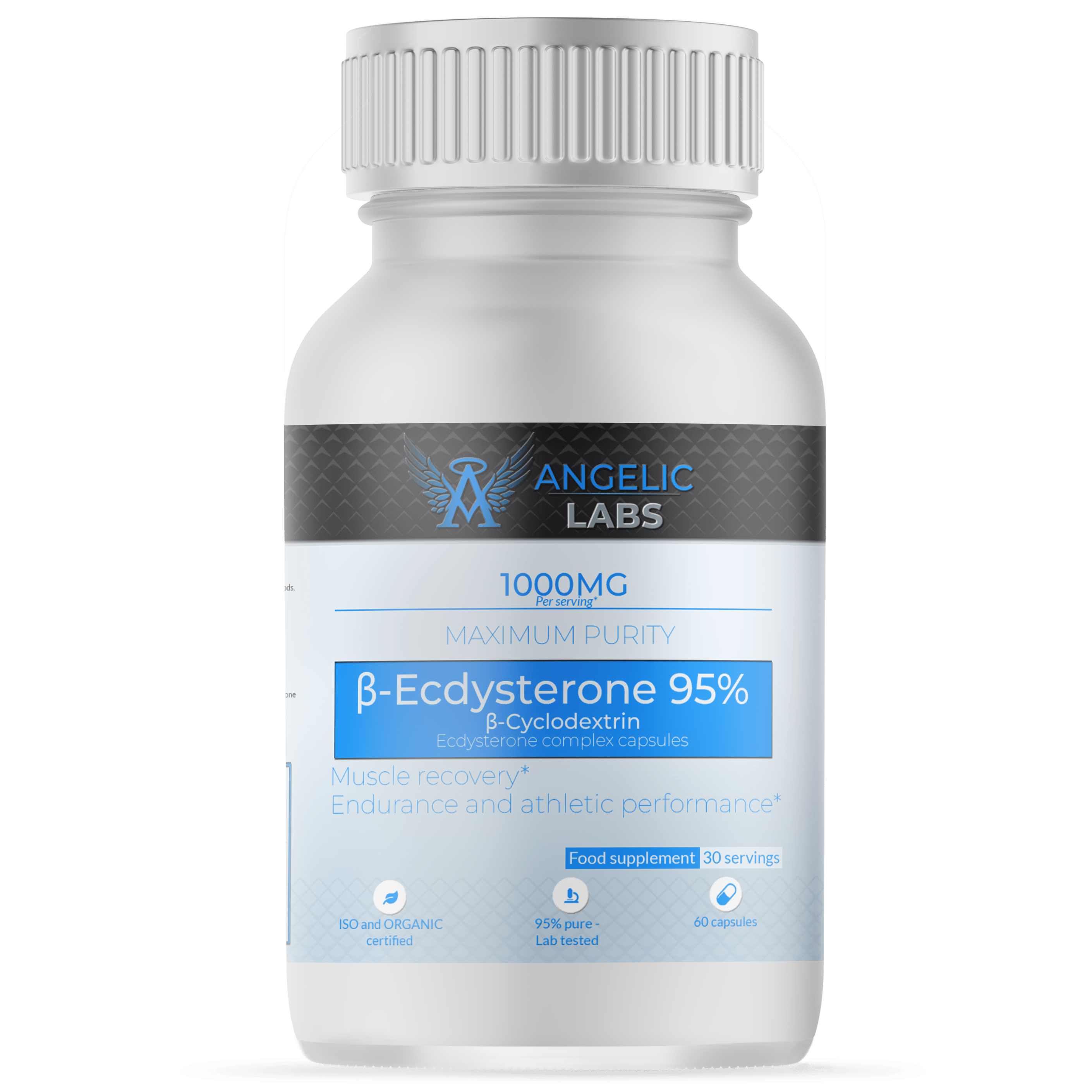 Ecdysterone 1000mg – Plant-Based Supplement from Cyanotis Vaga | 60 Capsules