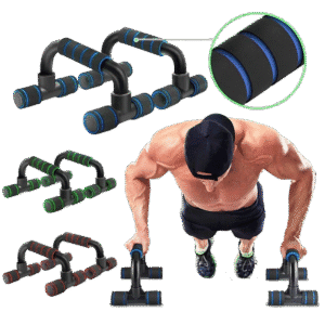 U-Shaped Push-Up Bars with Sponge Grip