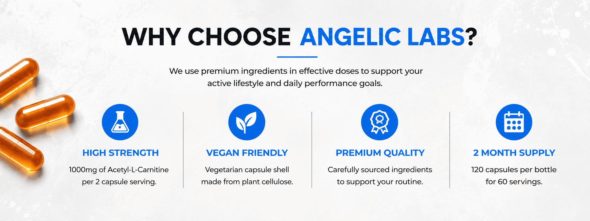 Why choose Angelic Labs Acetyl-L-Carnitine