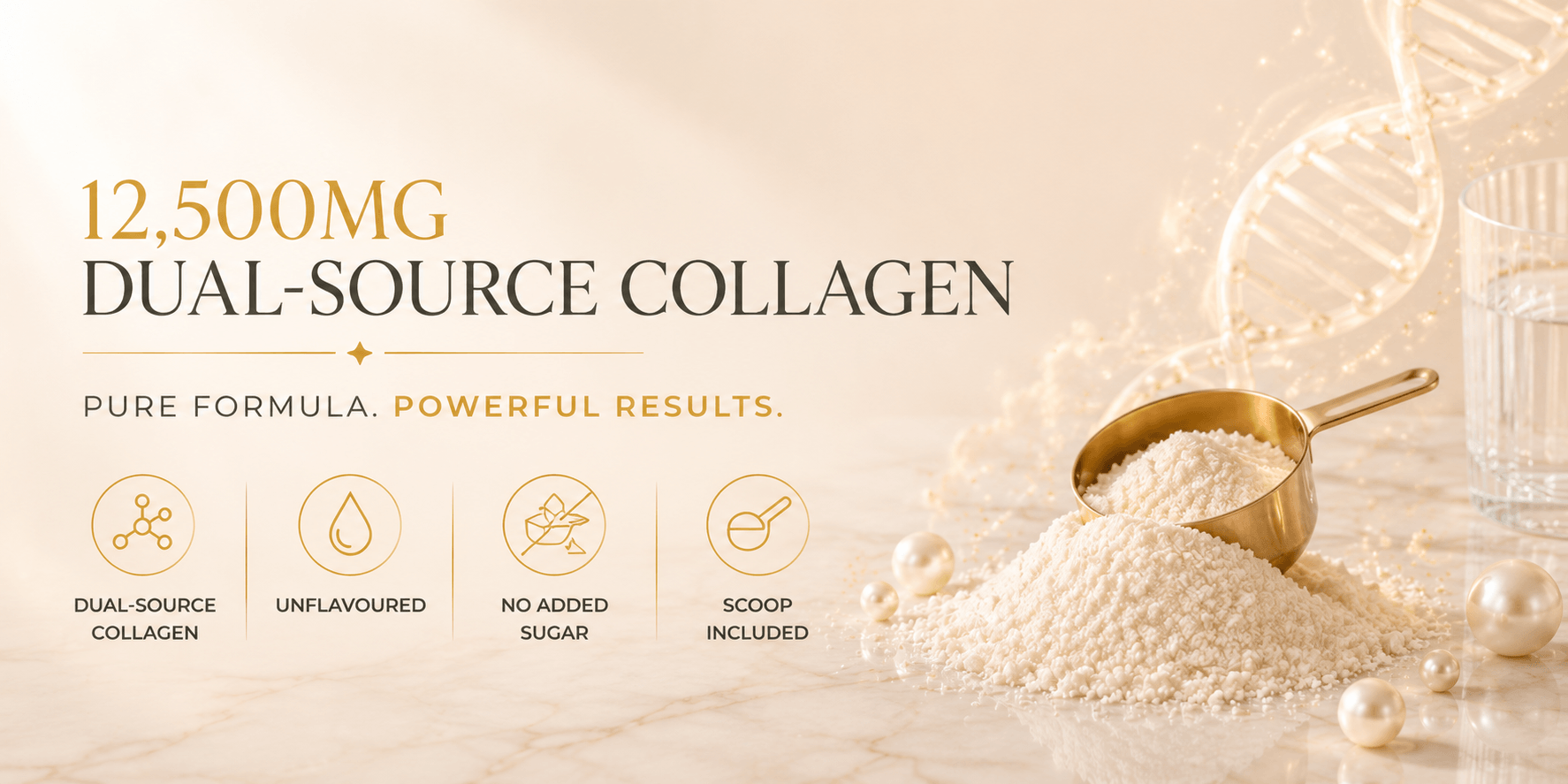 Angelic Labs unflavoured collagen powder with no added sugar
